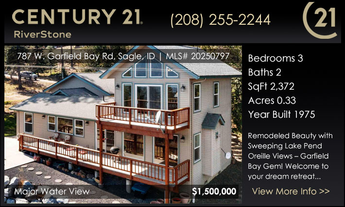 Remodeled Beauty with Sweeping Lake Pend Oreille Views