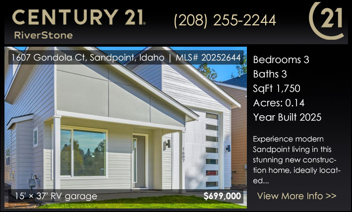Experience modern Sandpoint living in this stunning new construction home