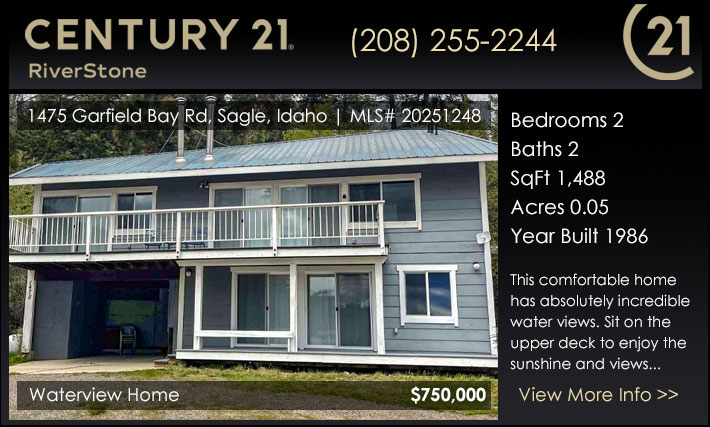 This comfortable home has absolutely incredible water views