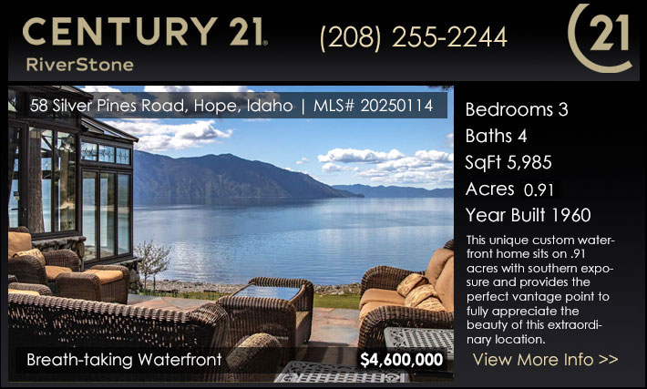 Welcome to your dream waterfront retreat in scenic North Idaho