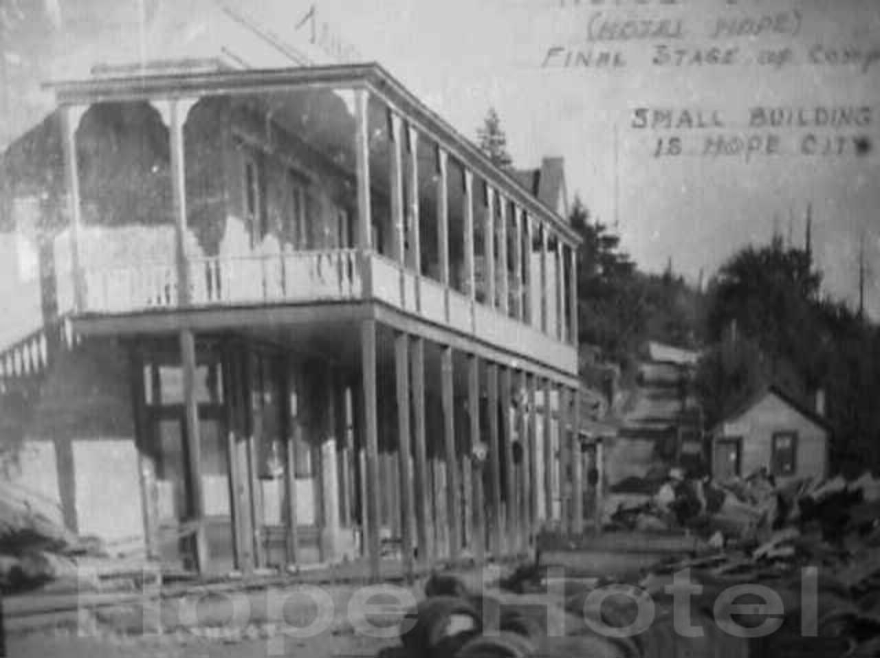 Hotel Hope was in its prime when Hope, Idaho, grew into prominence after becoming a center of commerce and a division point on the Northern Pacific Railroad.